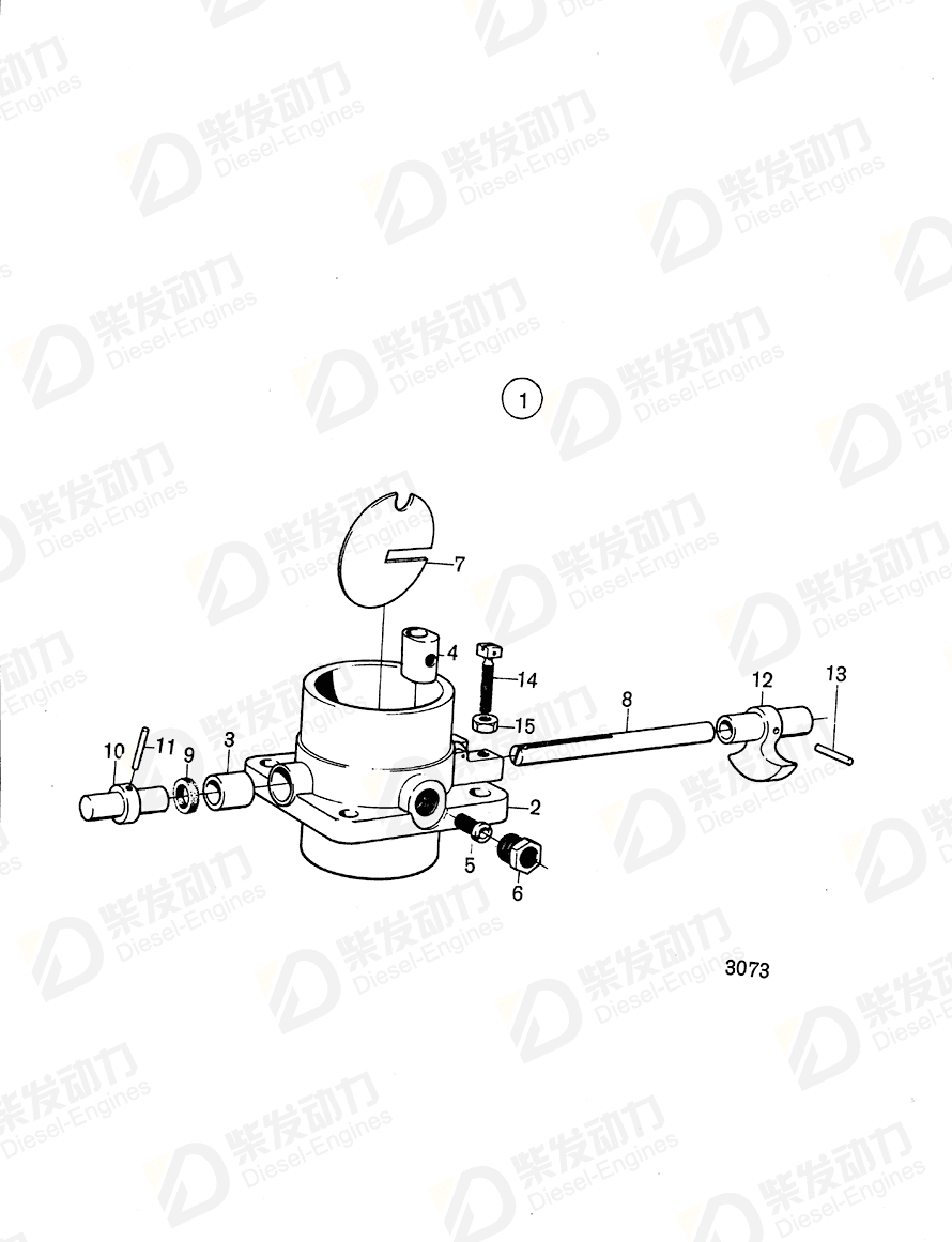 VOLVO Spring pin 951946 Drawing